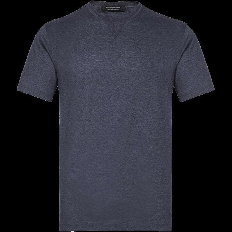 ermenegildo zegna 杰尼亚 男士羊毛圆领短袖t恤 us340 706
