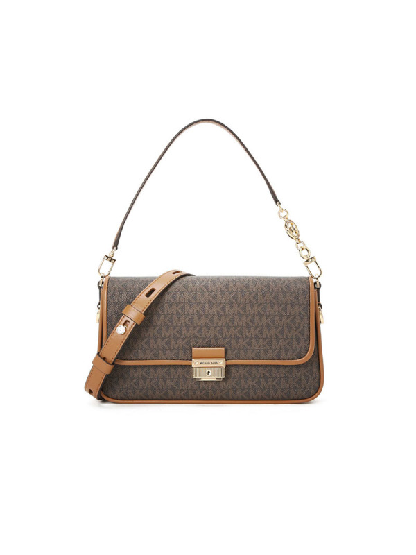 MICHAEL KORS BRADSHAW 腋下包 锁扣 织物拼皮 30S1G2BL1B