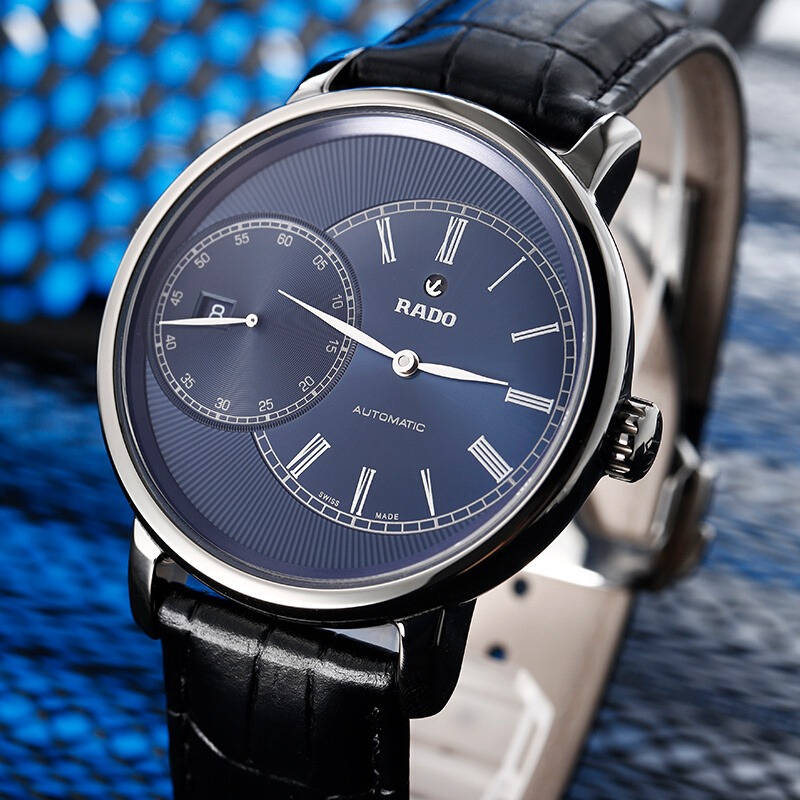 雷达rado瑞士手表钻霸系列时尚休闲简约商务自动机械男士手表r1