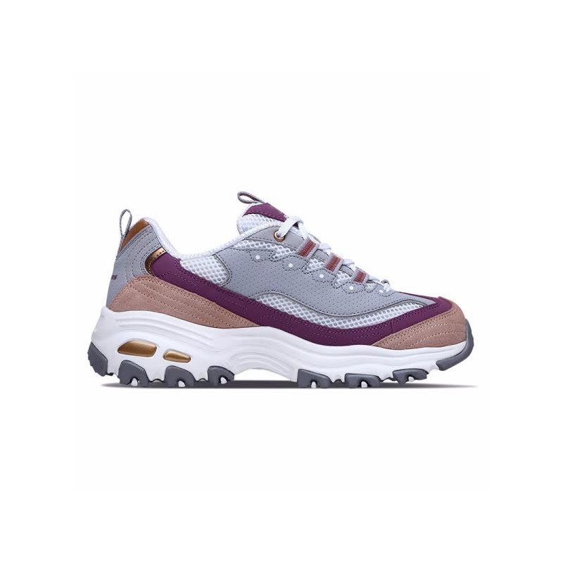 SKECHERS(斯凯奇)2019D\’LITES系列时尚绑带运动鞋春季女子休闲鞋13146-GYPK图片