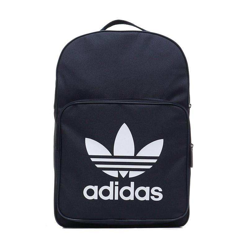 adidas阿迪达斯三叶草中性情侣款运动休闲双肩包BK6724 BK6724学院藏青蓝