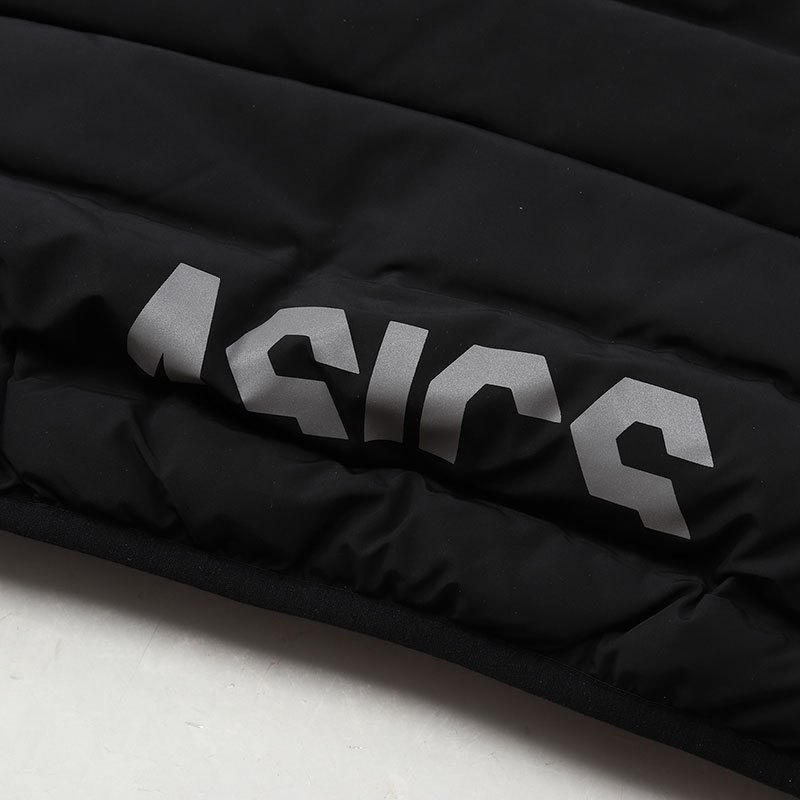 ASICS男羽绒背心秋冬轻量保暖训练休闲运动服2031A416-001 L 2031A416-001黑色