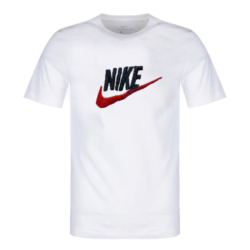NIKE耐克2020夏季男子运动休闲短袖经典logo T恤AR4994-100图片