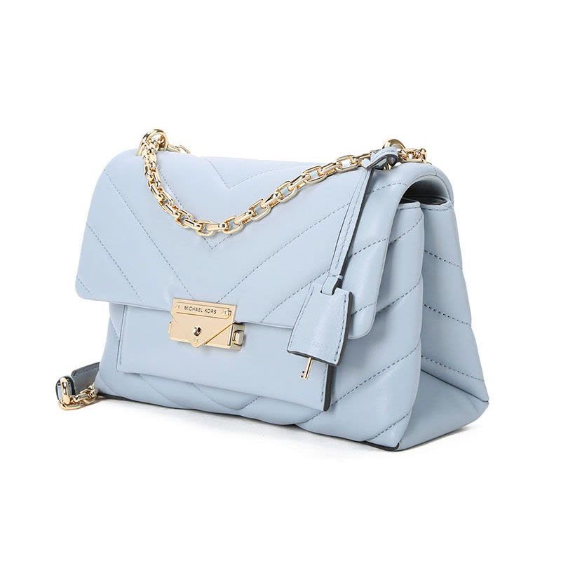 MICHAEL KORS MK Cece系列锁扣口盖包 单肩斜挎包 30T9G0EL8L 金扣图片