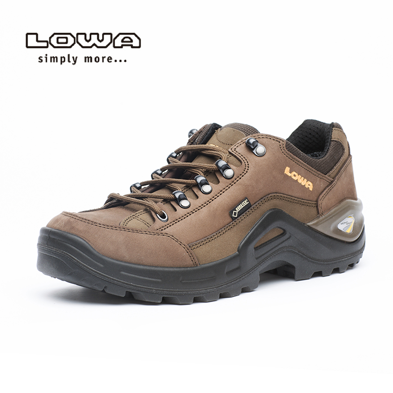 LOWA（德国）户外男款透气GORE-TEX防泼水越野登山徒步低帮鞋L310953