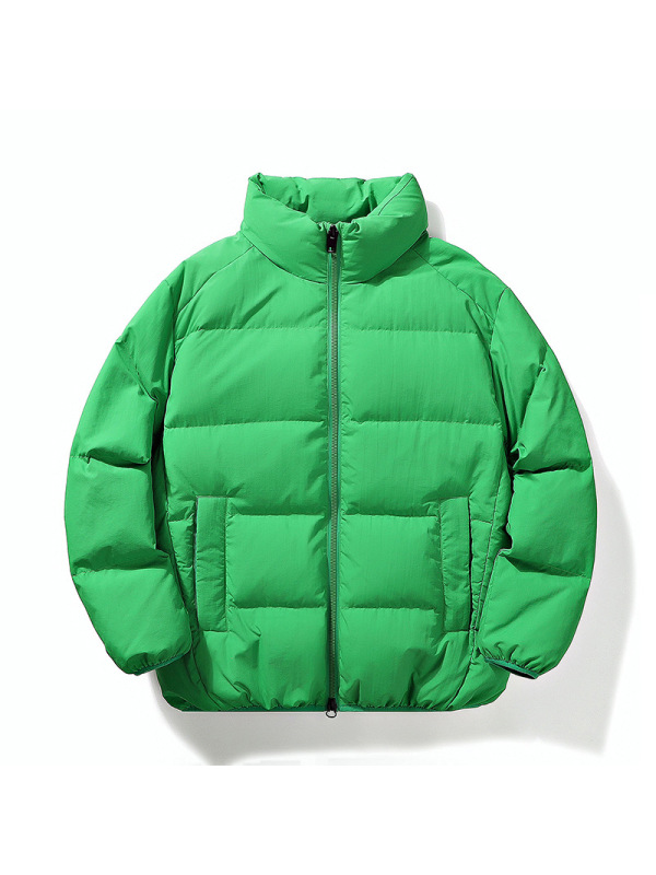 羽绒服男秋冬季新款潮流宽松白鸭绒保暖立领港风情侣百搭时尚外套