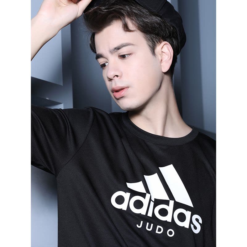 adidas阿迪达斯男式运动休闲T恤圆领短袖ADICTJ-BW-1图片