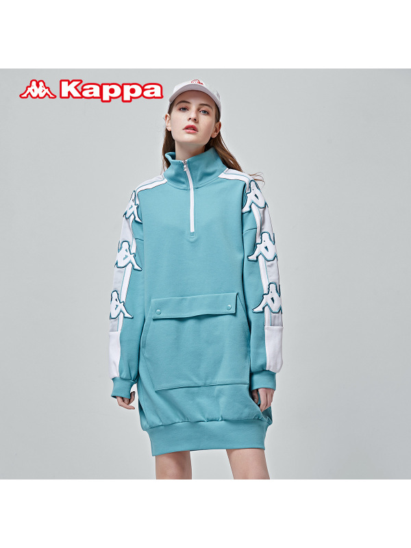 Kappa/背靠背春夏限量版串标女连衣裙T恤|K0822QL50