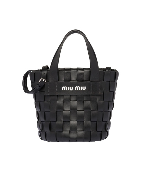 【预定】MIU MIU/缪缪 软羊革水桶包 5BE052 OIM