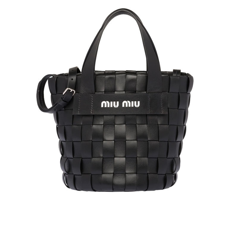 【预定】MIU MIU/缪缪 软羊革水桶包 5BE052 OIM