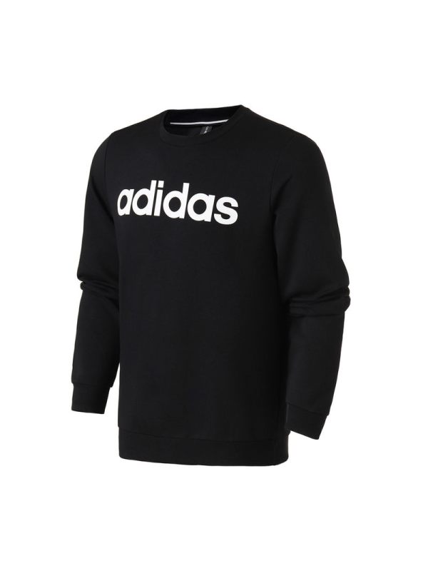 Adidas阿迪达斯NEO男装春季运动圆领卫衣针织衫DW7923