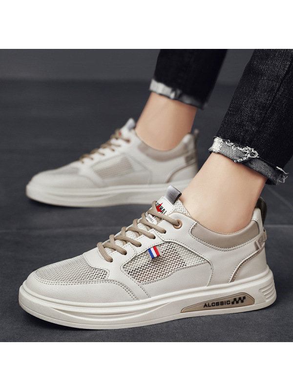 Ceba2022夏季新款韩版休闲学院风小白鞋日常单网透气低帮板鞋潮