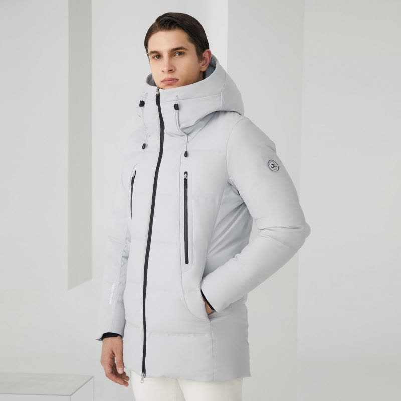 波司登男羽绒服2020冬季新款商务百搭连帽中长保暖B00144939V图片