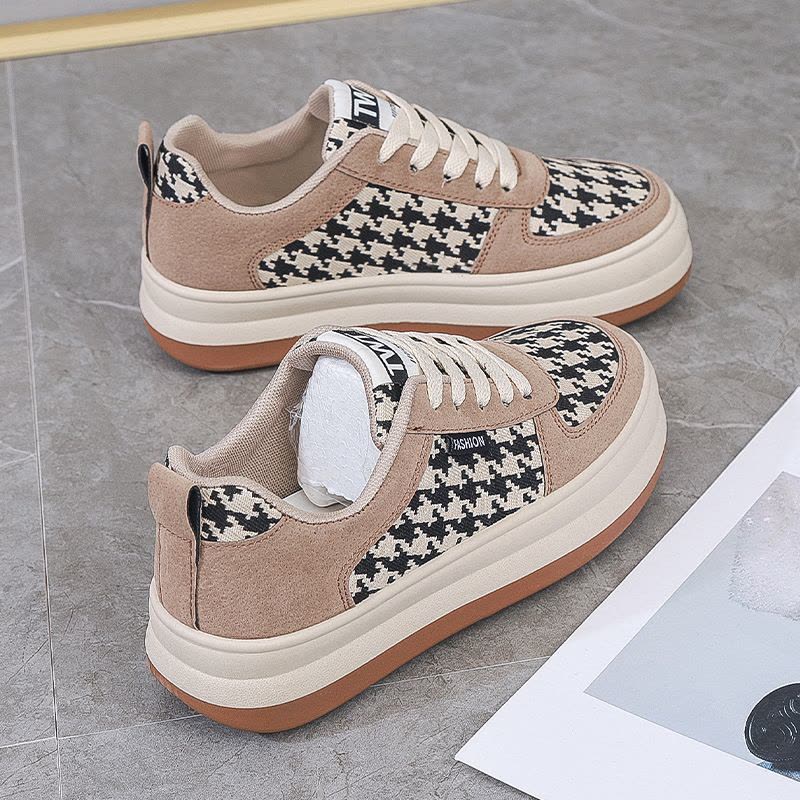 Ceen Bulled2022春季新款馒头鞋小白鞋女圆头厚底增高网格休闲板鞋女图片