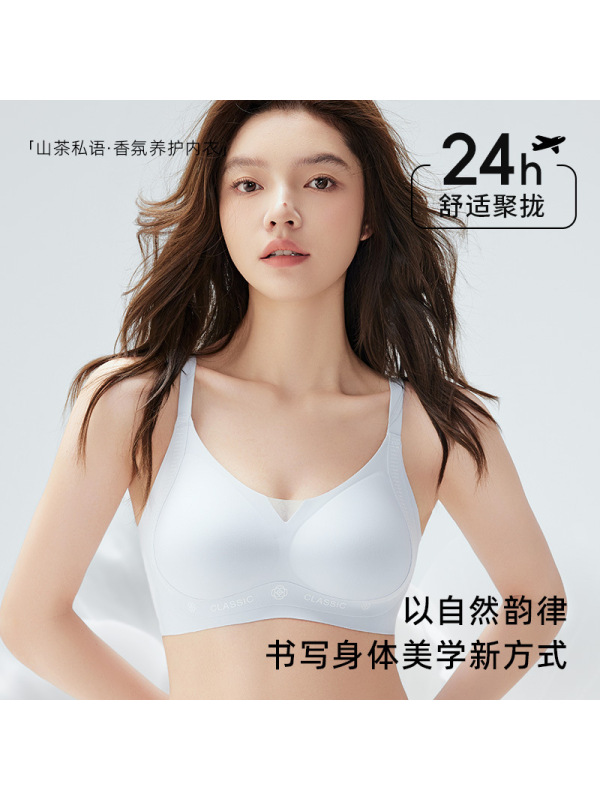 [两件装]山茶花夏季凉感痕内衣女10A小胸聚拢收副乳文胸