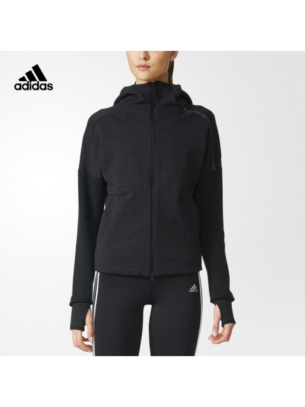 Adidas/阿迪达斯运动型格女子ZNE针织茄克AZ3048