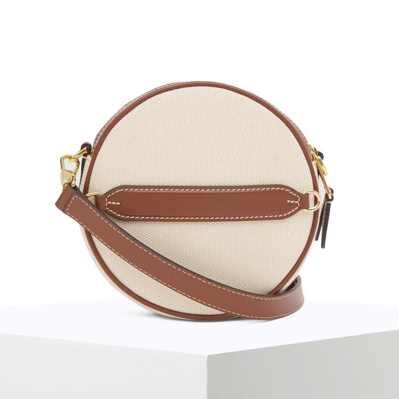 BURBERRY 徽标图案 圆饼斜挎包 17*7*17cm图片
