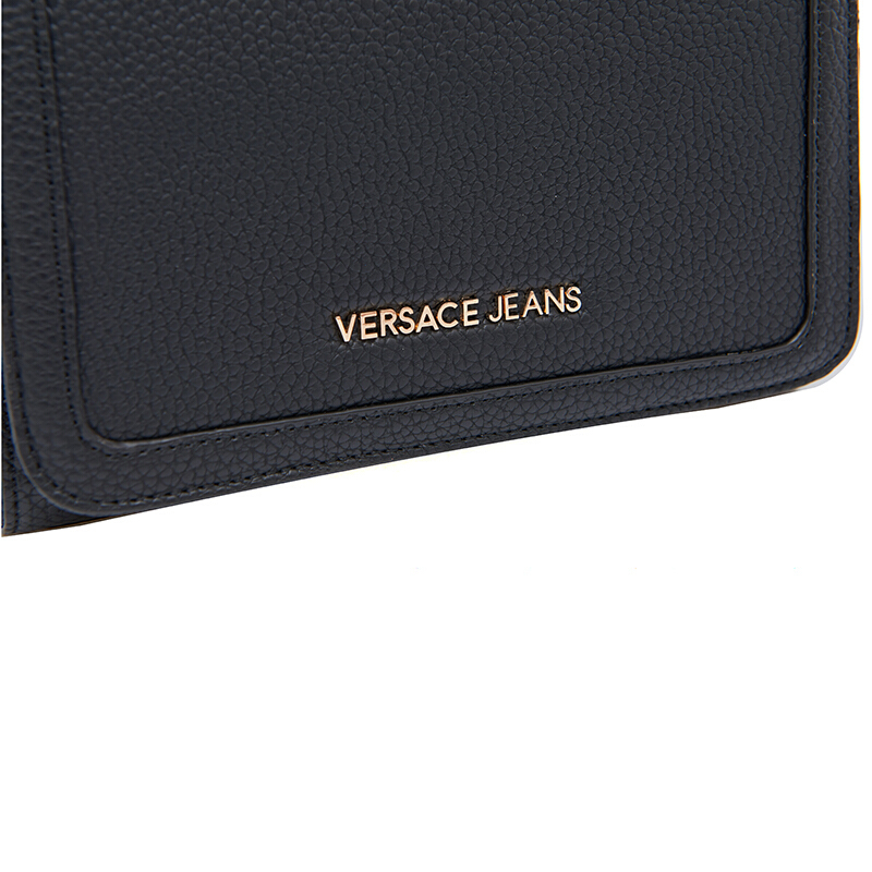 VERSACE JEANS范思哲 轻奢品18新款 女士黑色聚酯纤维小号单肩包奢侈品E1VRBBH3 70035 899