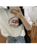 夏季韩版宽松短袖T恤女韩版新款bf风大码上衣情侣打底衫