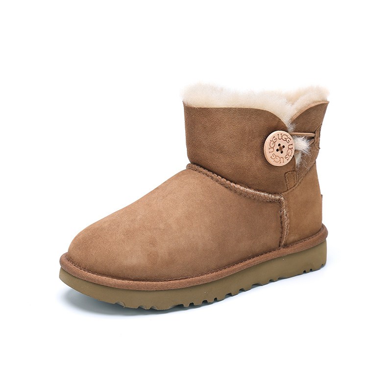 UGG 女士Classic Boot系列迷你贝莉纽扣2.0经典雪地靴 1016422
