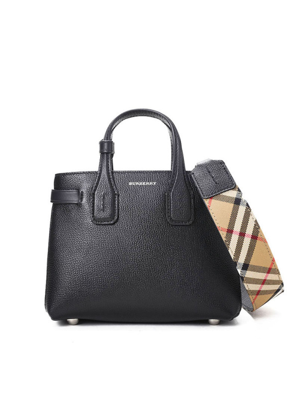 BURBERRY/博柏利 女包迷你Banner格纹肩带手拎包 4078477