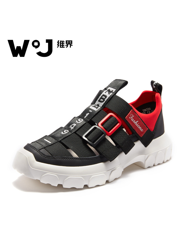 维界维界夏季新款男鞋休闲潮流透气青春鞋韩版时尚个性舒适运动鞋