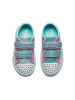 斯凯奇（SKECHERS）童鞋低帮可爱帆布鞋时尚闪钻印花魔术贴休闲鞋10728N