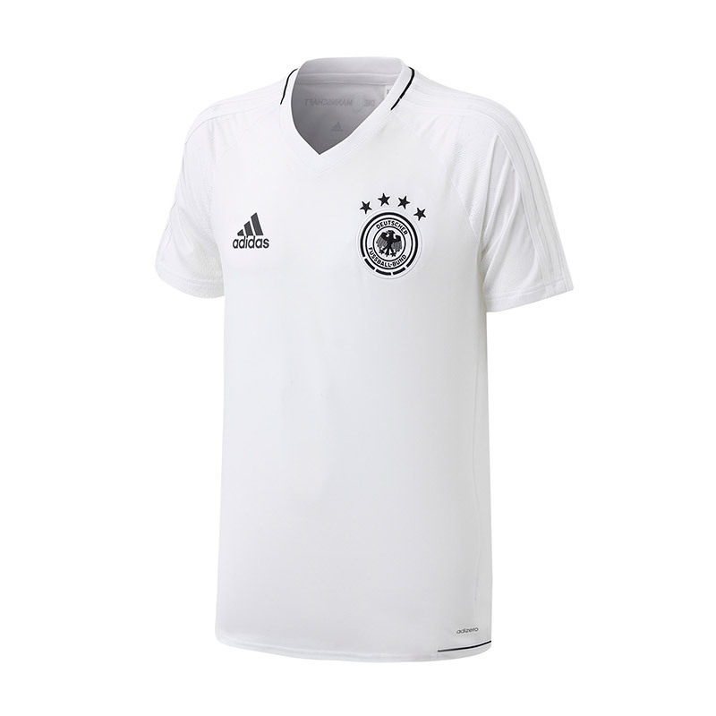 【自营】adidas阿迪达斯男装短袖T恤德国训练服足球运动服B10556 XL B10556白+黑