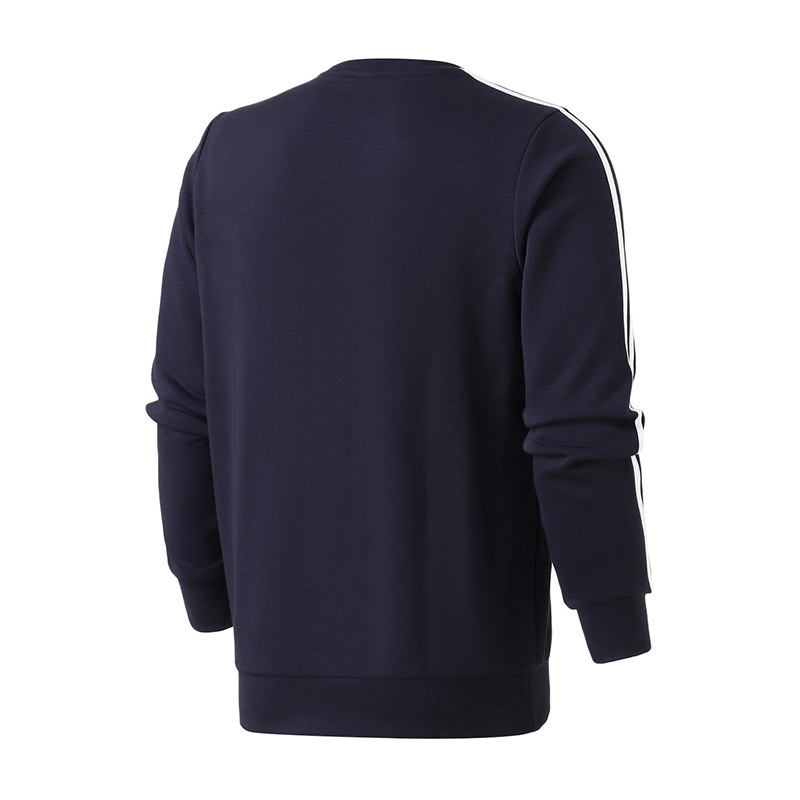 【自营】adidas男服卫衣圆领套头衫针织运动休闲运动服DU0484 L DU0484蓝色
