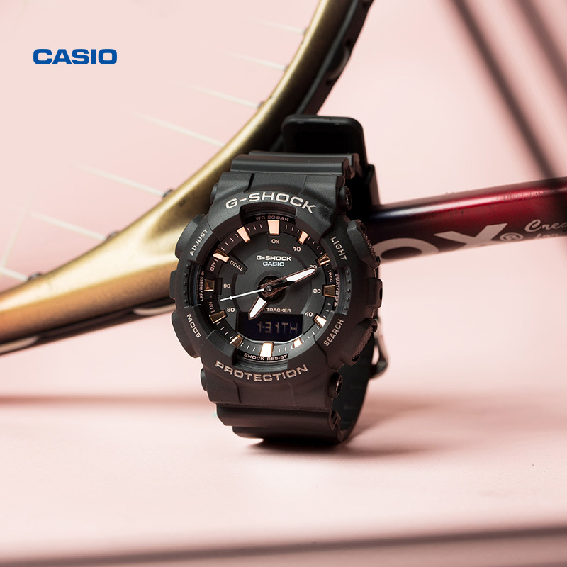 casio卡西欧手表gshock运动防水炫彩多功能女表夜光防震百搭时尚石英