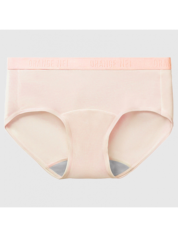 80S莫代尔女士内裤新款中腰内裤纯绵高端包臀加长档女内裤生理裤