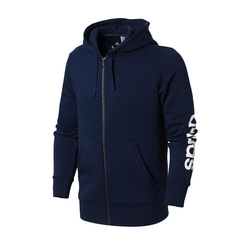adidas阿迪达斯男子夹克外套2017新款连帽休闲运动服BQ9639