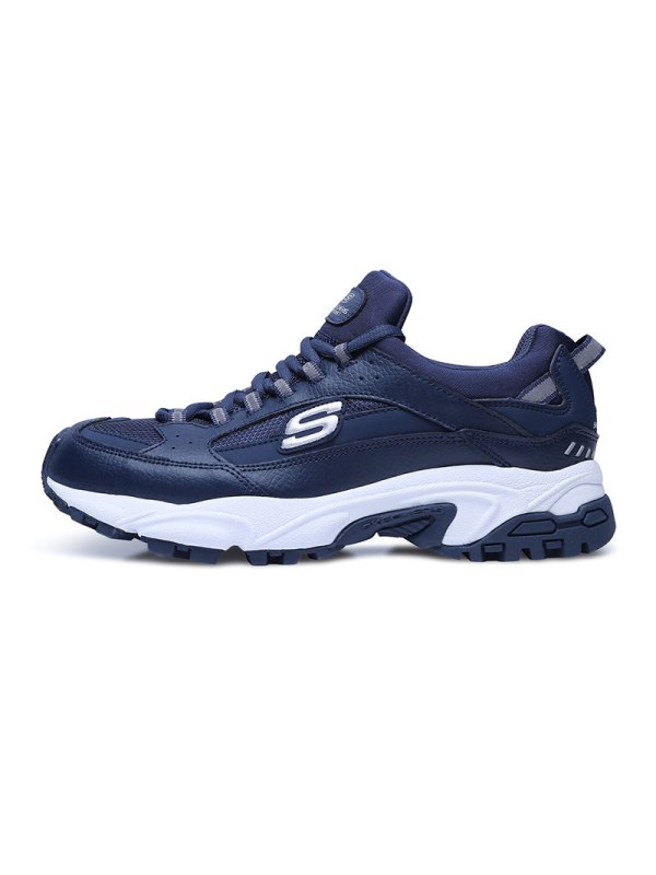 Skechers/斯凯奇男鞋吴尊同款时尚绑带休闲运动鞋老爹鞋 666028
