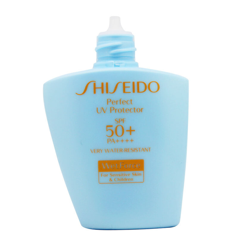 [专柜正品 顺丰速运]资生堂(Shiseido)浅蓝胖子水动力温和防晒乳液 SPF50+ PA+++ 50ML(儿童肌)