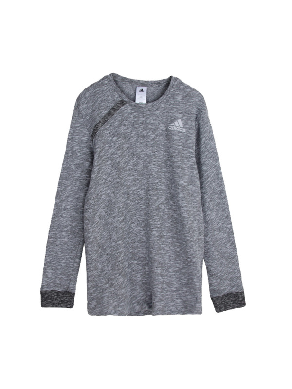 ADIDAS阿迪达斯春季男子休闲舒适长袖运动针织T恤CE6945