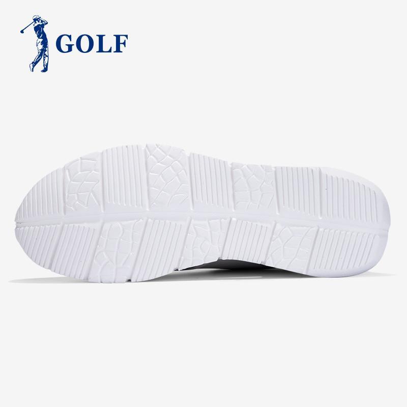 GOLF高尔夫男士休闲鞋2018春季新款户外运动鞋拼接透气系带男鞋头层牛皮运动休闲鞋