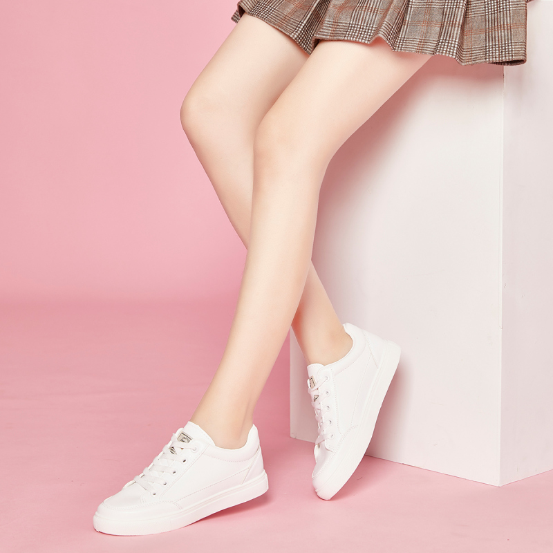 图思龙女款百搭简约韩版舒适休闲鞋女小白鞋秋季女鞋