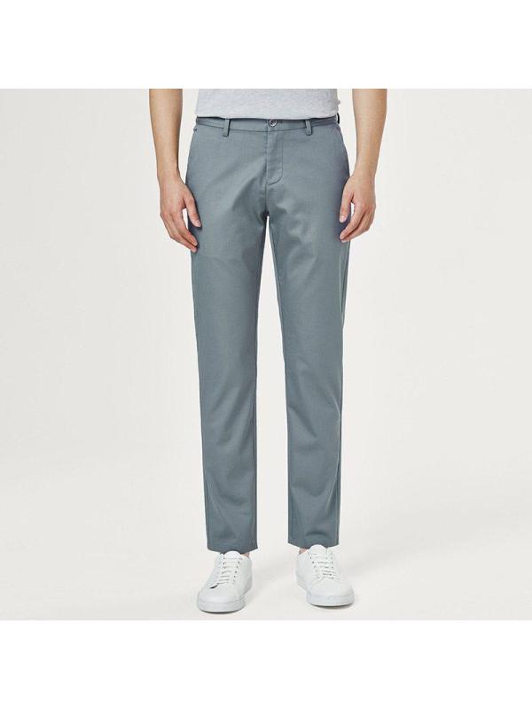 七匹狼休闲裤2019春季青年男士时尚商务微弹直筒休闲长裤