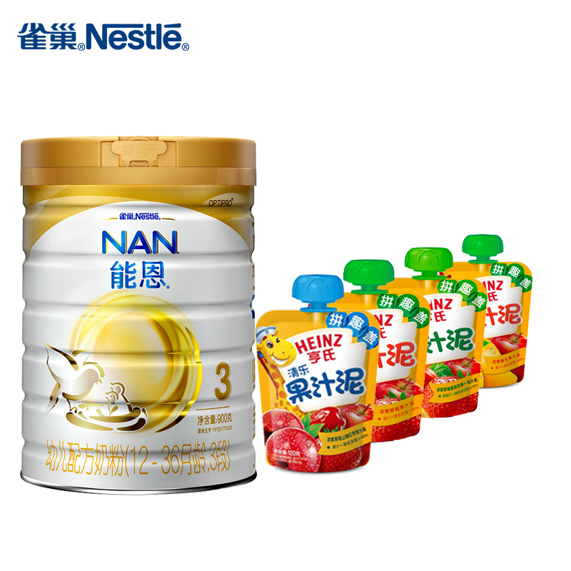 泥糊雀巢能恩3段900克 亨氏乐维滋果汁泥 4 价格图片品牌报价 苏宁易购苏宁自营