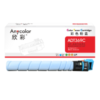 欣彩ADT-369粉盒AF-ADT369C蓝色23K适用震旦AURORA ADC309 ADC369复印机碳粉