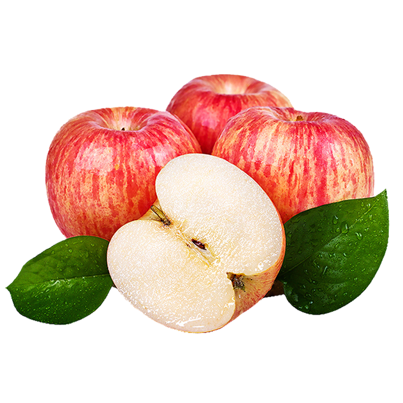 陈小四水果 正宗烟台红富士苹果 9.5-10斤带箱 80-85mm 新鲜水果 山东烟台苹果