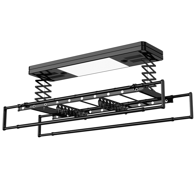 金贵夫人电动晾衣架阳台语音声控智能晾衣杆升降晾衣机自动遥控晒衣架烘干消毒