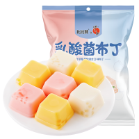 比比赞乳酸菌布丁果冻400g零食夏天小吃的休闲食品推荐清凉夏季零食儿童零食