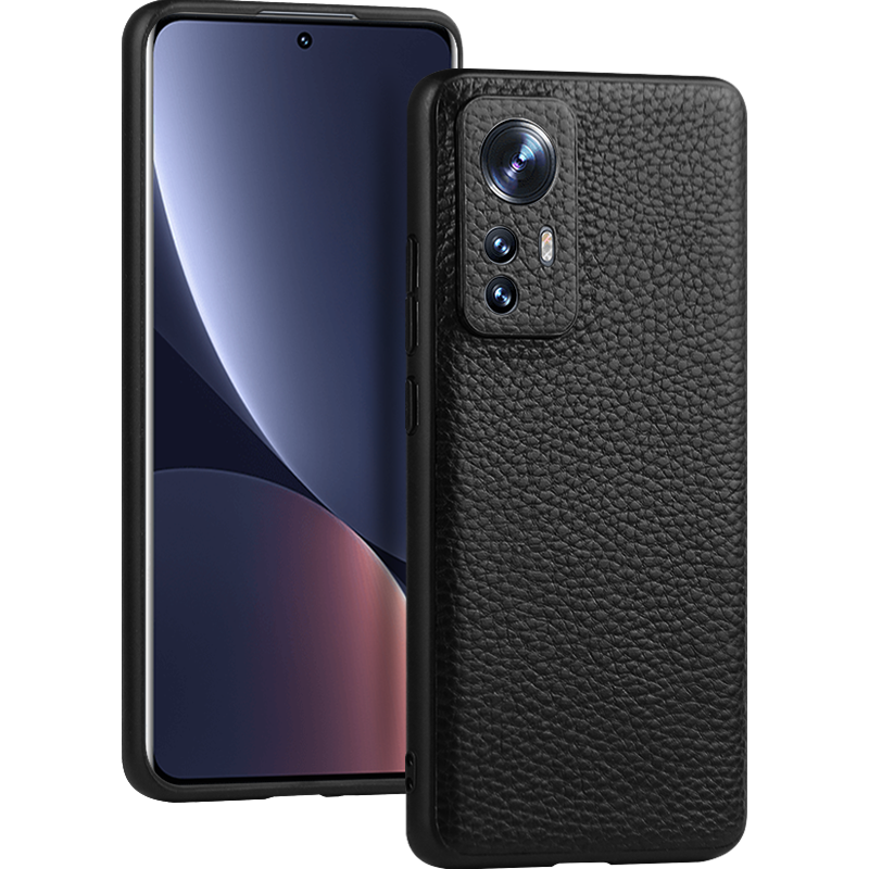 久宇 小米12手机壳小米12ultra头层牛皮皮质商务镜头全包简约防摔小米12pro手机真皮保护套