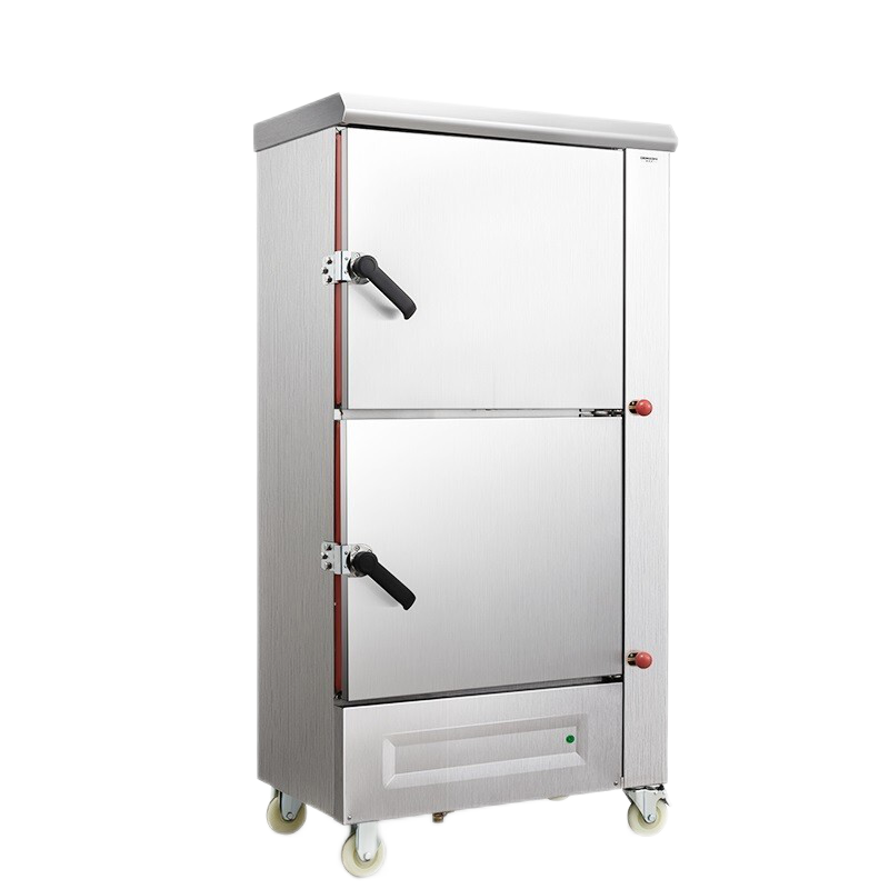 德玛仕 DEMASHI 燃气蒸饭柜蒸鱼海鲜蒸柜蒸包蒸饭机车两门10盘分层控制不串味SZXT18B-100T-2M天然气