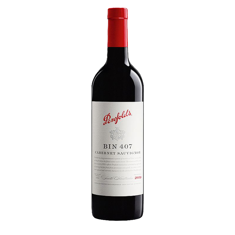 奔富(penfolds) Bin407干红葡萄酒 红酒 澳大利亚原装原瓶进口 750ml 木塞款单瓶装