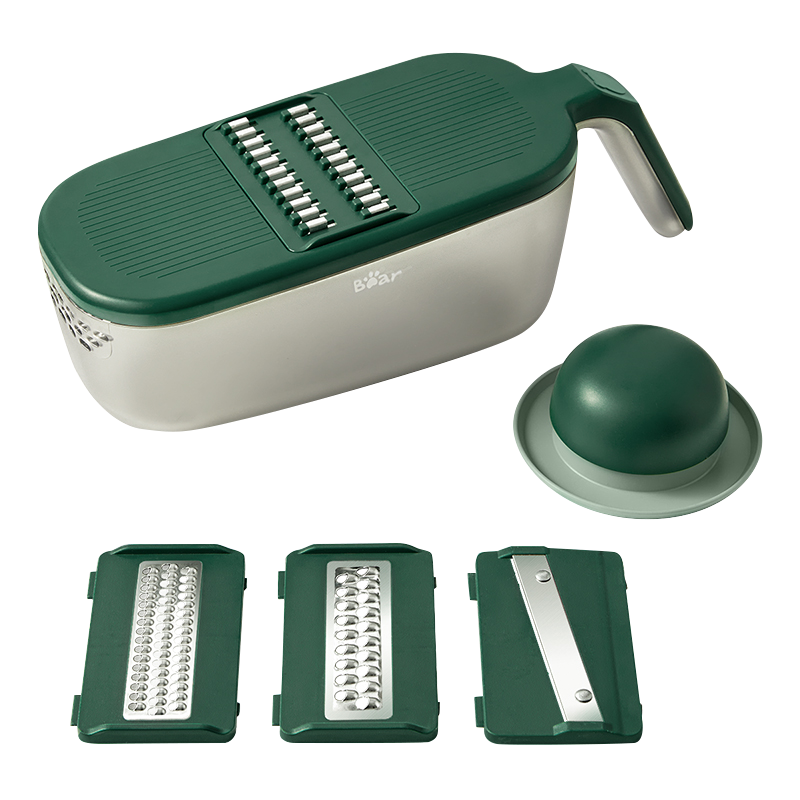 小熊(bear)切菜神器刨丝器土豆丝切丝多功能切菜切片器家用擦丝厨房神器 CX-D0009(4刀配置)