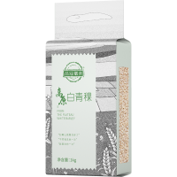 品冠膳食 高原白青稞1kg 五谷杂粮粗粮青稞酒原料 健康饱腹代餐真空包装2斤