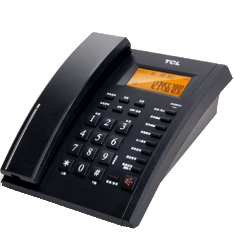 TCL 电话机座机 固定电话 普通有绳座机//HCD868(79)