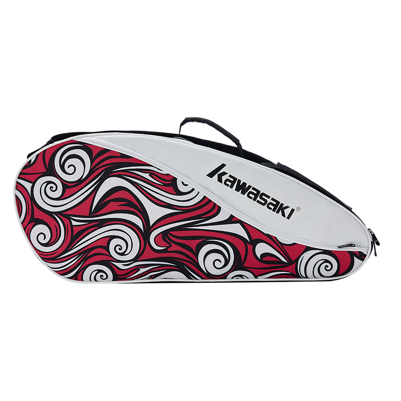 Kawasaki/川崎单肩羽毛球包大链接男款女通用款单肩包大容量专业3只装6只装手提拍袋多功能